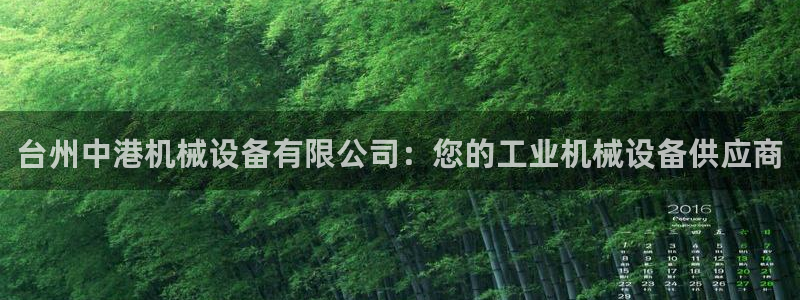 金年会体育那一年注册：台州中港机械设备有限公司：您的工业机械设备供应商