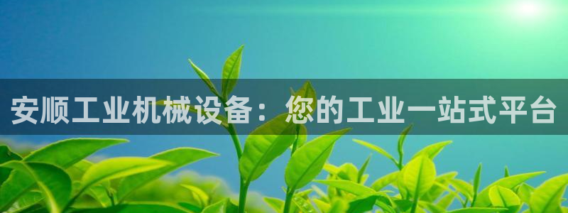 金年会荣誉至上：安顺工业机械设备：您的工业一站式平台